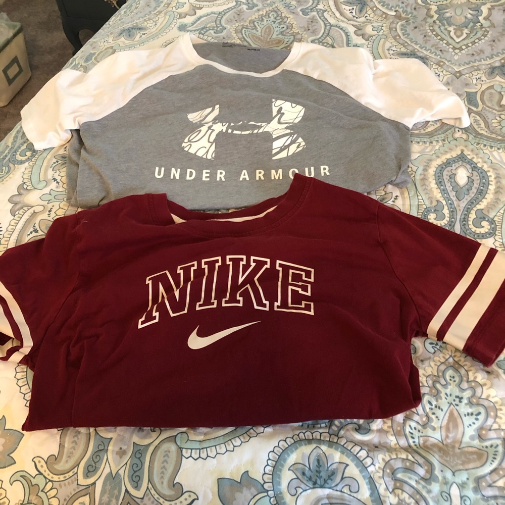 Nike & Under Armour Womens shirts SIZE M